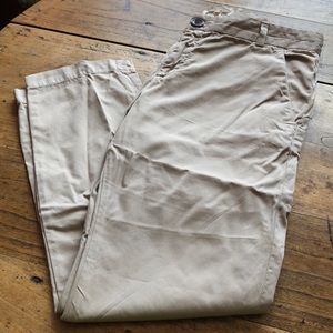 Current/Elliott cotton khaki chino trousers